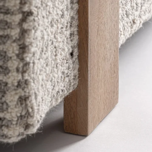 Bout de lit Beccles laine beige Vical Home — vue 5