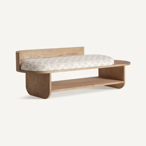 Bout de lit Kalk polyester beige Vical Home — vue 2