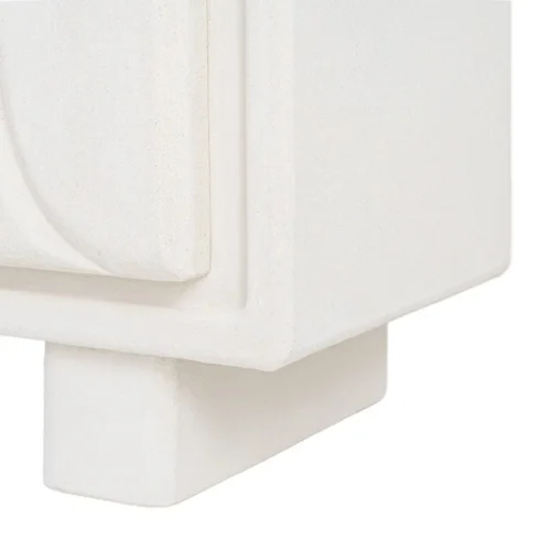 Buffet blanc finition texturée Ixia 120 cm — vue 10
