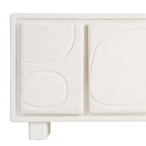 Buffet blanc finition texturée Ixia 120 cm — vue 7