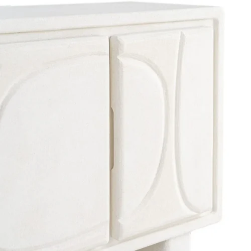 Buffet blanc finition texturée Ixia 120 cm — vue 9