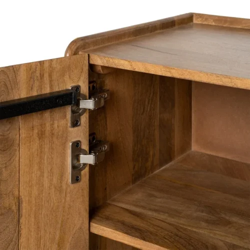 Buffet bois de manguier 2 portes 3 tiroirs Ixia 160 cm — vue 6