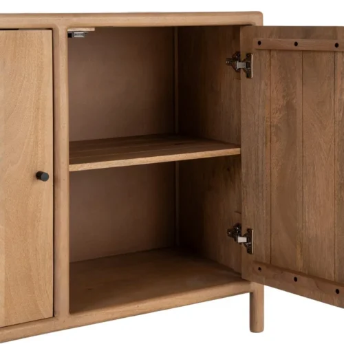 Buffet bois de manguier 2 portes Ixia 110 cm — vue 6