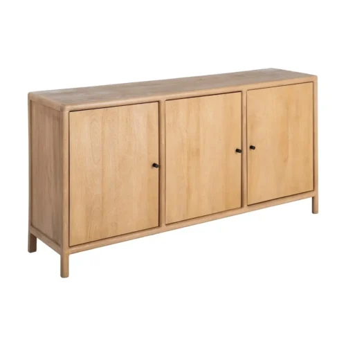 Buffet bois de manguier 3 portes Ixia 160 cm — vue 3