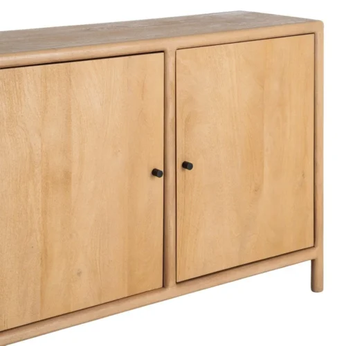 Buffet bois de manguier 3 portes Ixia 160 cm — vue 5