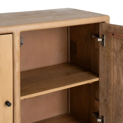 Buffet bois de manguier 3 portes Ixia 160 cm — vue 6