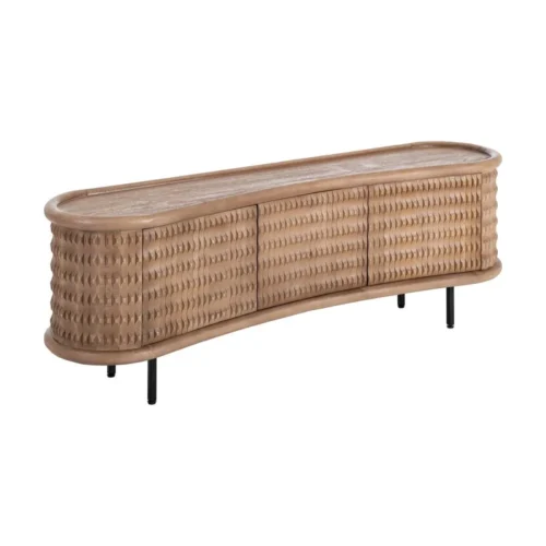 Buffet bois de manguier et métal Ixia 168 cm — vue 2