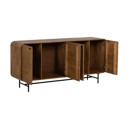 Buffet bois de manguier et métal Ixia 170 cm — vue 4