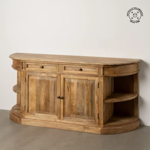 Buffet bois de manguier Ixia 189 cm — vue 2