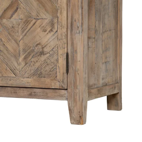 Buffet bois de pin recyclé 4 portes 4 tiroirs Ixia 180 cm — vue 10