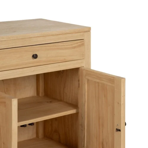 Buffet bois de mindi 4 portes 2 tiroirs Ixia 140 cm — vue 5