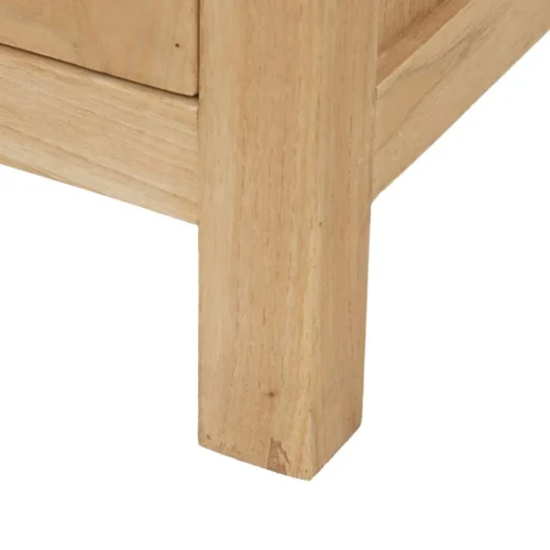 Buffet bois de mindi 4 portes 2 tiroirs Ixia 140 cm — vue 9