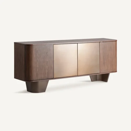 Buffet Bournel orme et acier bronze Vical Home — vue 2