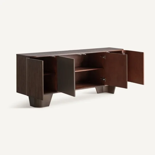 Buffet Bournel orme et acier bronze Vical Home — vue 3