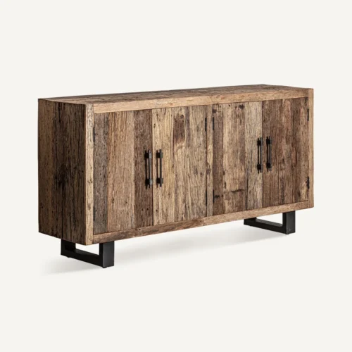 Buffet Carrik bois récupéré marron 180 Vical Home — vue 2