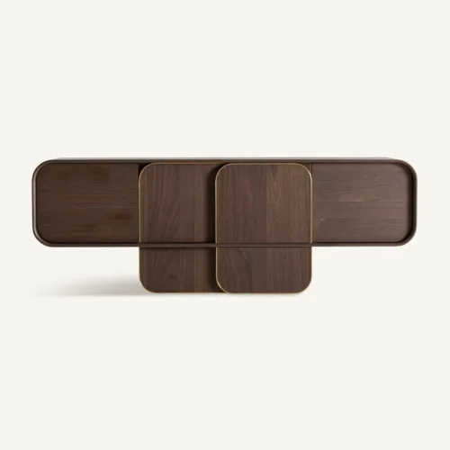 Buffet en chêne teinte noyer 220 cm Vical Home