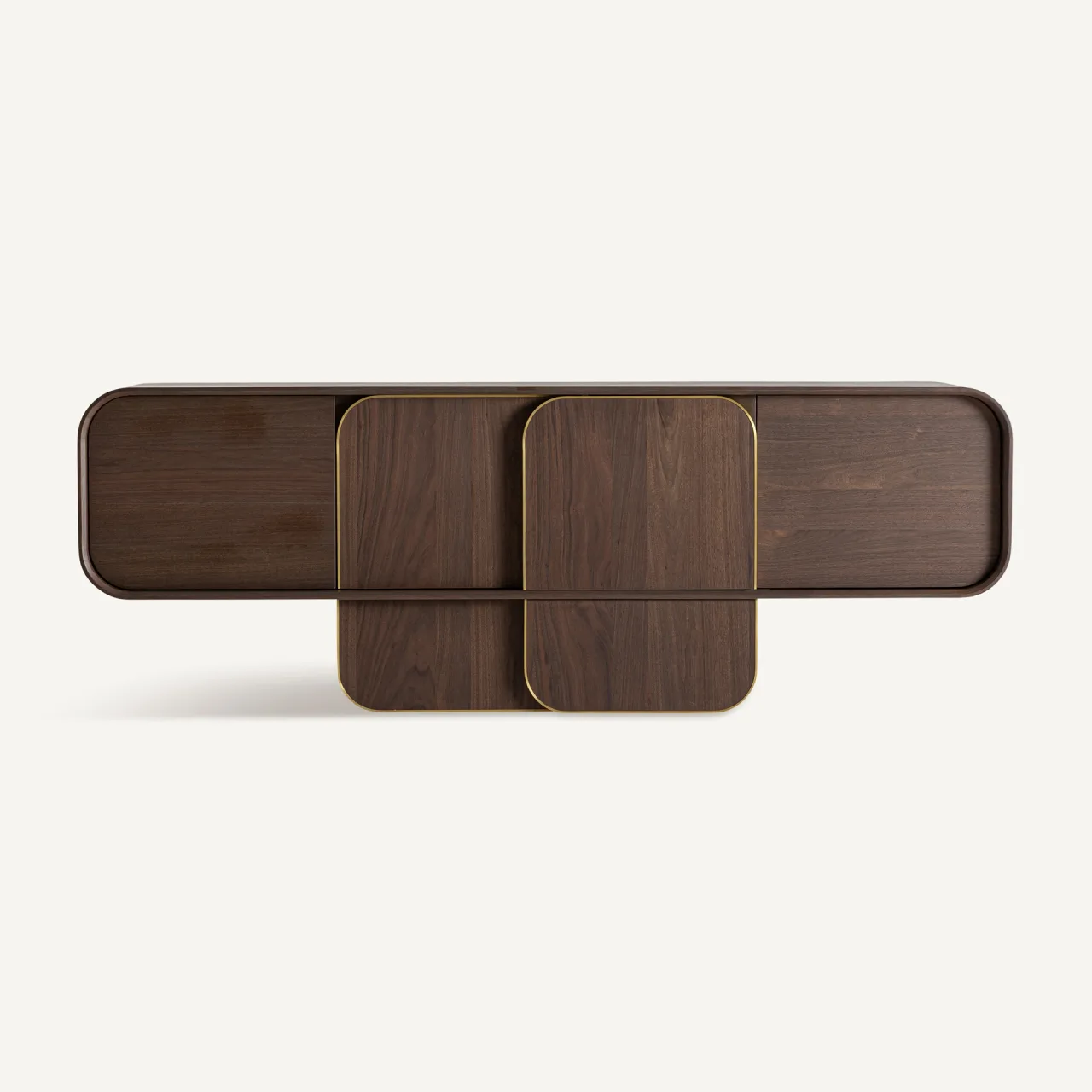 Buffet en chêne teinte noyer 220 cm Vical Home