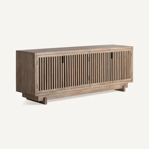Buffet Gàbia bois de manguier marron sablé Vical Home — vue 2