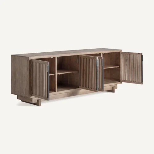 Buffet Gàbia bois de manguier marron sablé Vical Home — vue 3