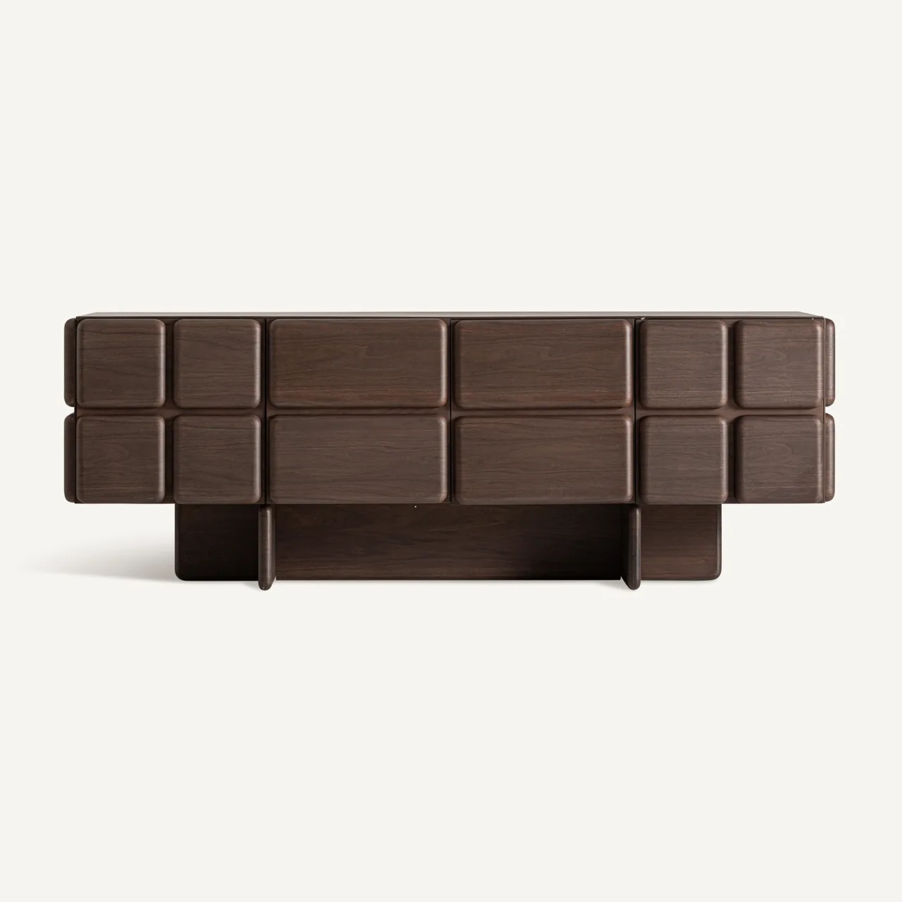 Buffet Goldek chêne finition noyer Vical Home