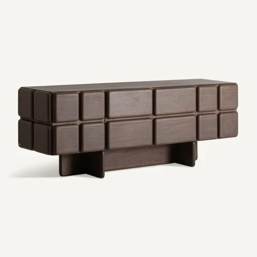 Buffet Goldek chêne finition noyer Vical Home — vue 2