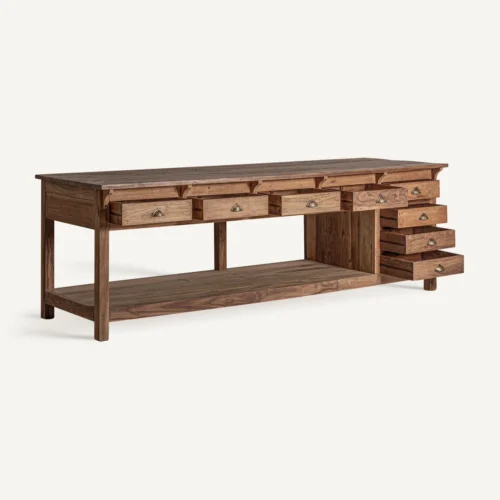 Buffet Nehren bois récupéré marron Vical Home — vue 3