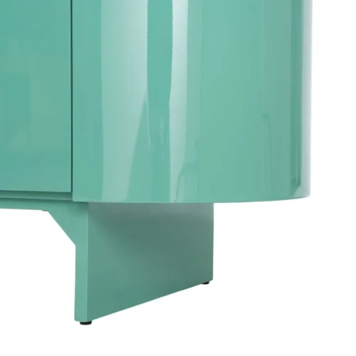 Buffet vert laqué plateau marbre Ixia 160 cm — vue 10