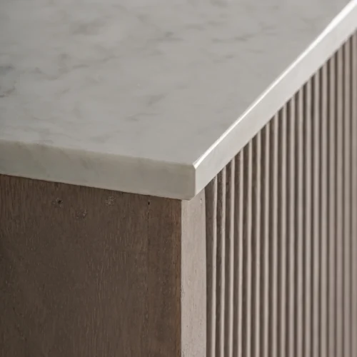 Buffet Zerf manguier et marbre blanc Vical Home — vue 4