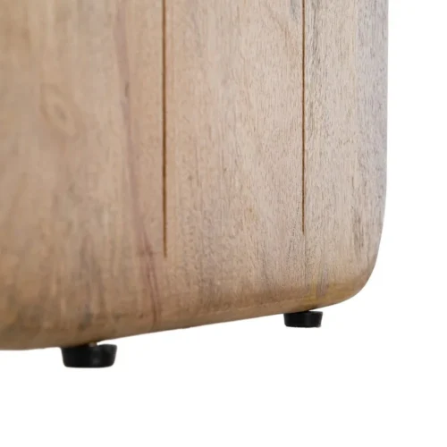 Bureau bois de manguier 1 porte 2 tiroirs Ixia 110 cm — vue 10