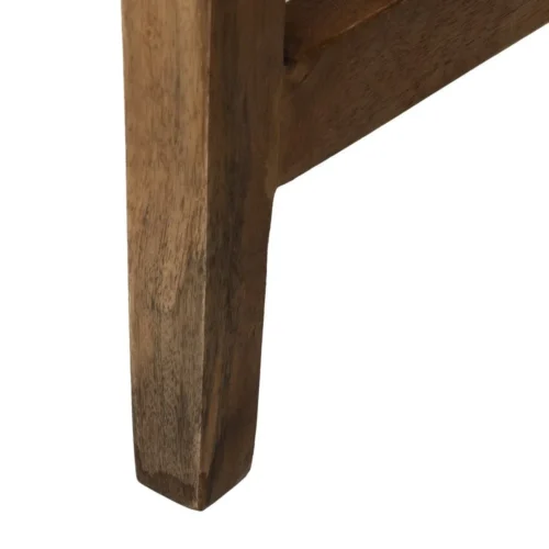 Bureau bois de manguier 2 tiroirs Ixia 122 cm — vue 10