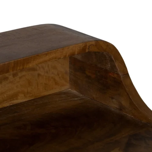 Bureau bois de manguier 2 tiroirs Ixia 122 cm — vue 4