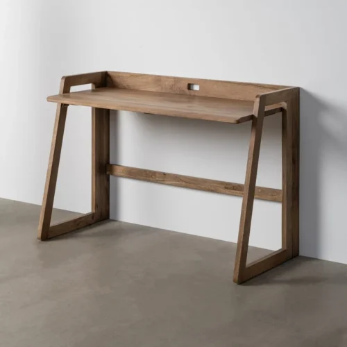 Bureau bois de manguier Ixia 120 cm — vue 2