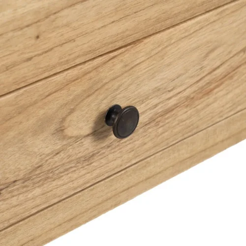 Bureau bois de mindi naturel Ixia 130 cm — vue 5