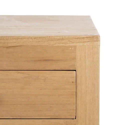 Bureau bois de mindi naturel Ixia 130 cm — vue 6