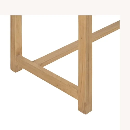 Bureau bois de mindi naturel Ixia 130 cm — vue 8