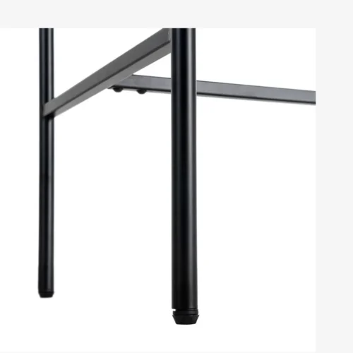 Bureau bois et métal naturel et noir Ixia 150 cm — vue 9