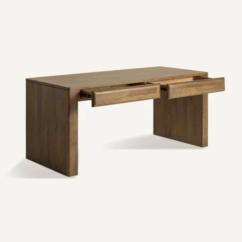 Bureau Gibles bois de manguier marron Vical Home — vue 3