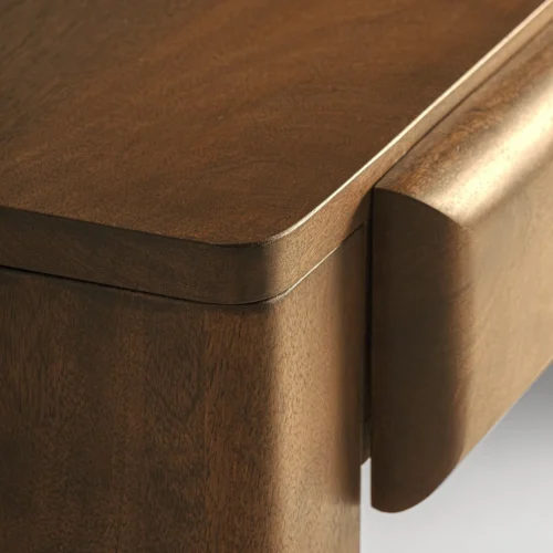 Bureau Gibles bois de manguier marron Vical Home — vue 4