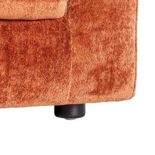 Canapé 2 places tissu chenille terre cuite Ixia 165 cm — vue 7