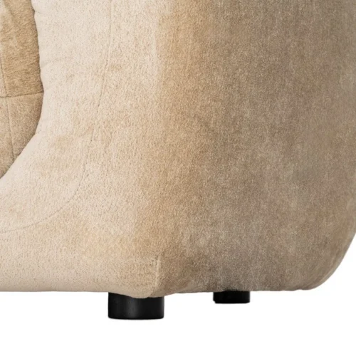 Canapé 3 places tissu chenille beige Ixia 226 cm — vue 10