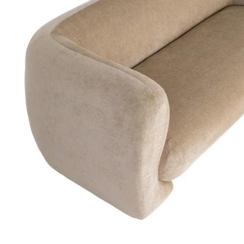 Canapé 3 places tissu chenille beige Ixia 226 cm — vue 6