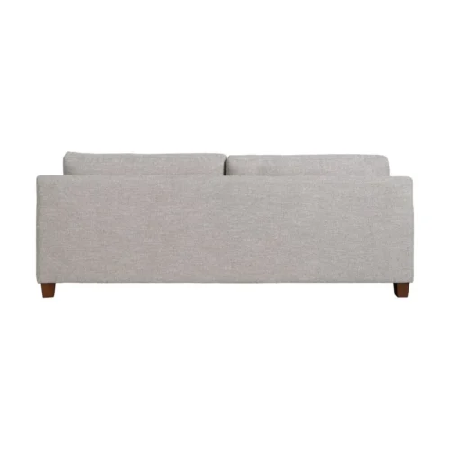 Canapé 3 places tissu gris aspect tweed Ixia 221 cm — vue 4
