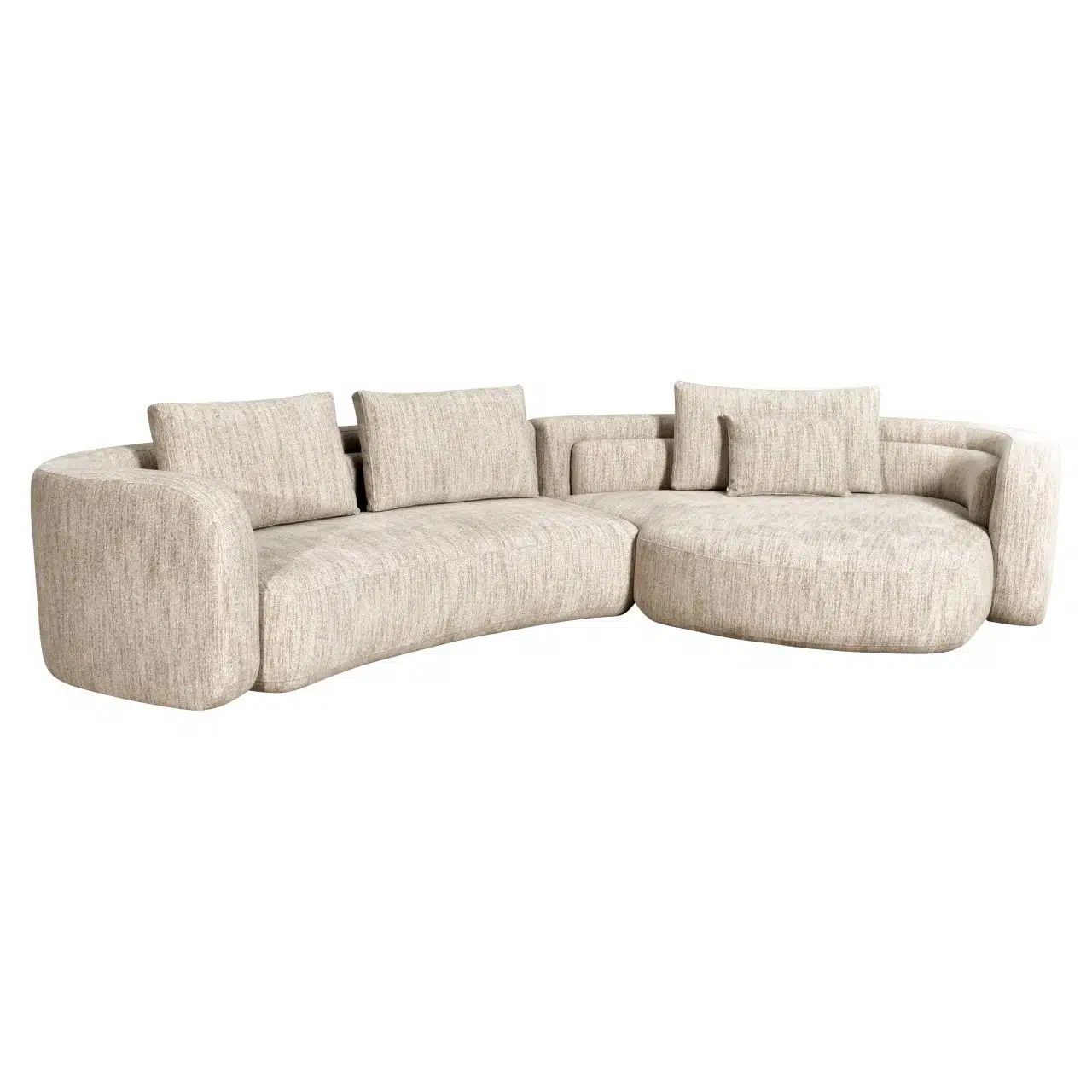 Canapé Angusto natural softweave lounge droite Richmond Interiors