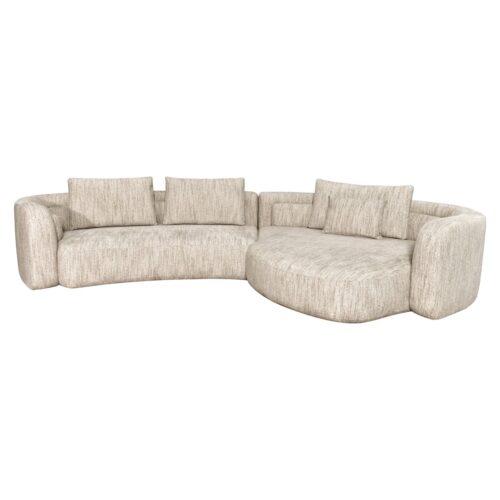 Canapé Angusto natural softweave lounge droite Richmond Interiors — vue 2
