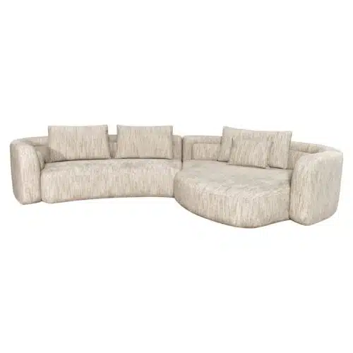 Canapé Angusto natural softweave lounge droite Richmond Interiors — vue 2