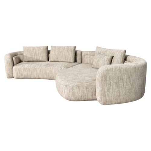 Canapé Angusto natural softweave lounge droite Richmond Interiors — vue 3
