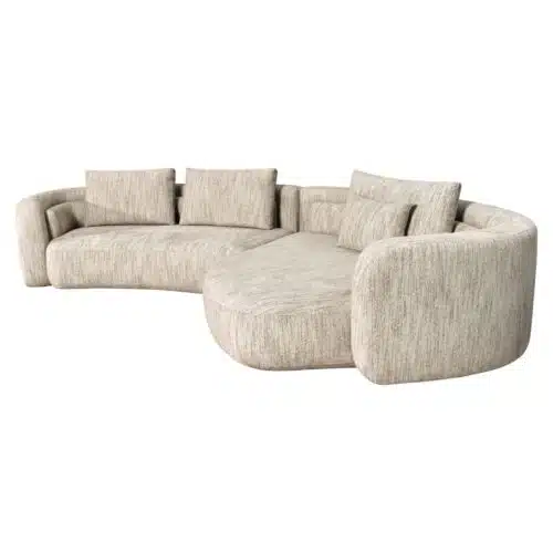 Canapé Angusto natural softweave lounge droite Richmond Interiors — vue 3