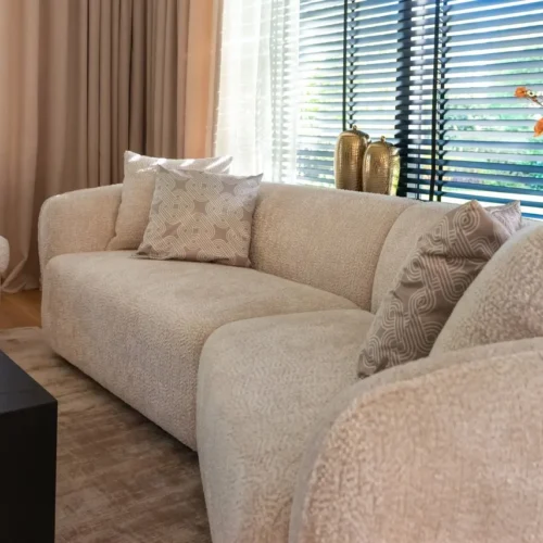 Canapé Armand natural blockweave Richmond Interiors — vue 13