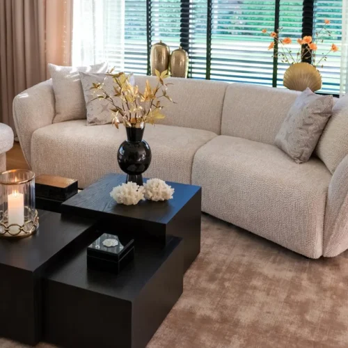 Canapé Armand natural blockweave Richmond Interiors — vue 8