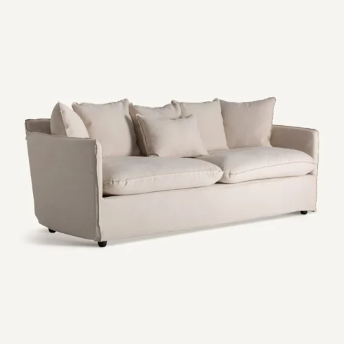 Canapé Bardney lin beige Vical Home — vue 2